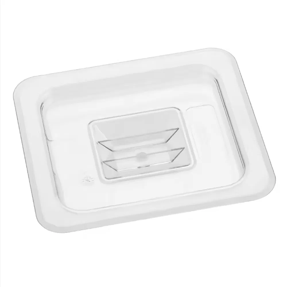 Polycarbonate Gn Pan Food Lids with Notched Plastic Lid for Gn Pans