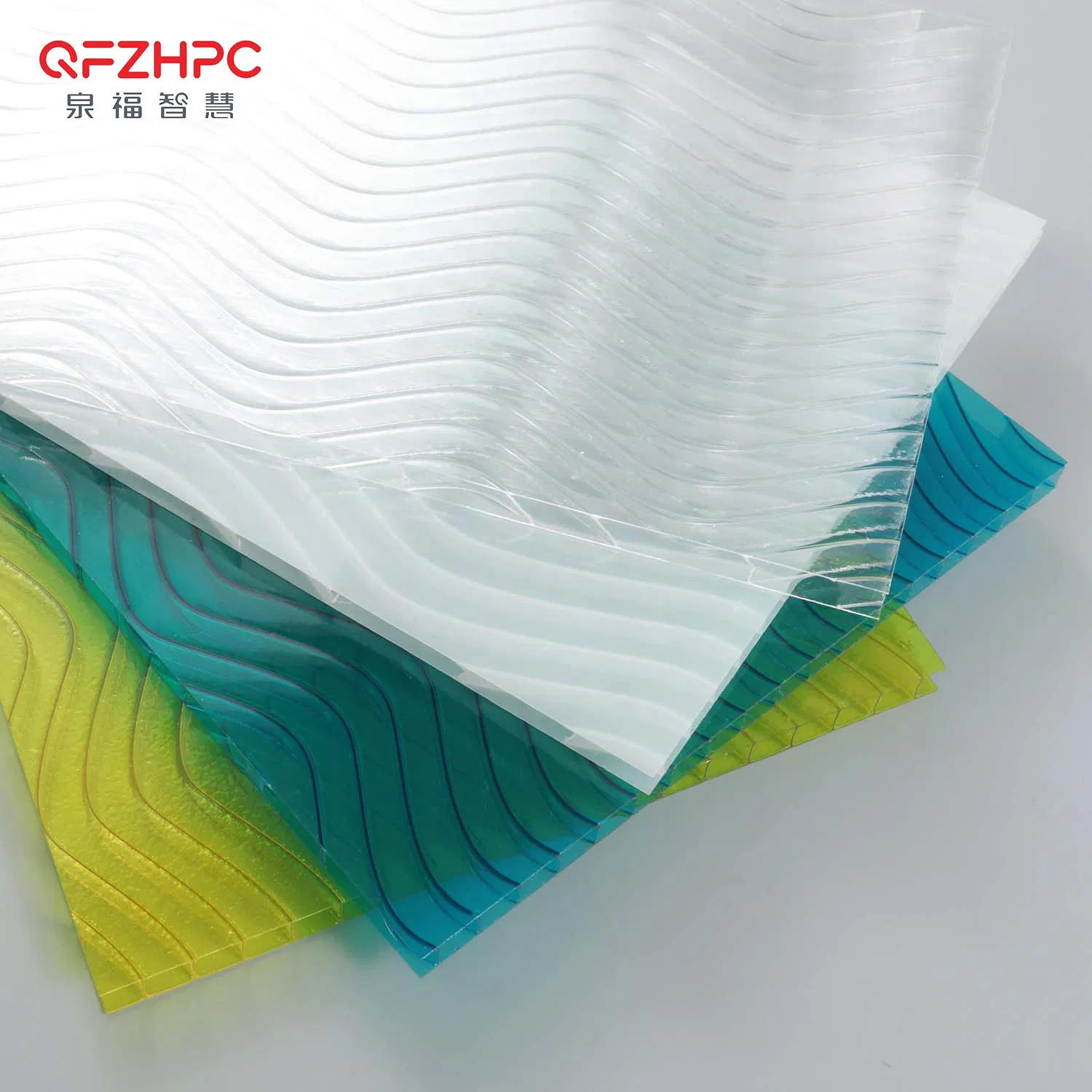 Quanfu High Quality Polysnake Sheet or S-Shape Polycarbonate Hollow Sheet Multi-Wall Sheet