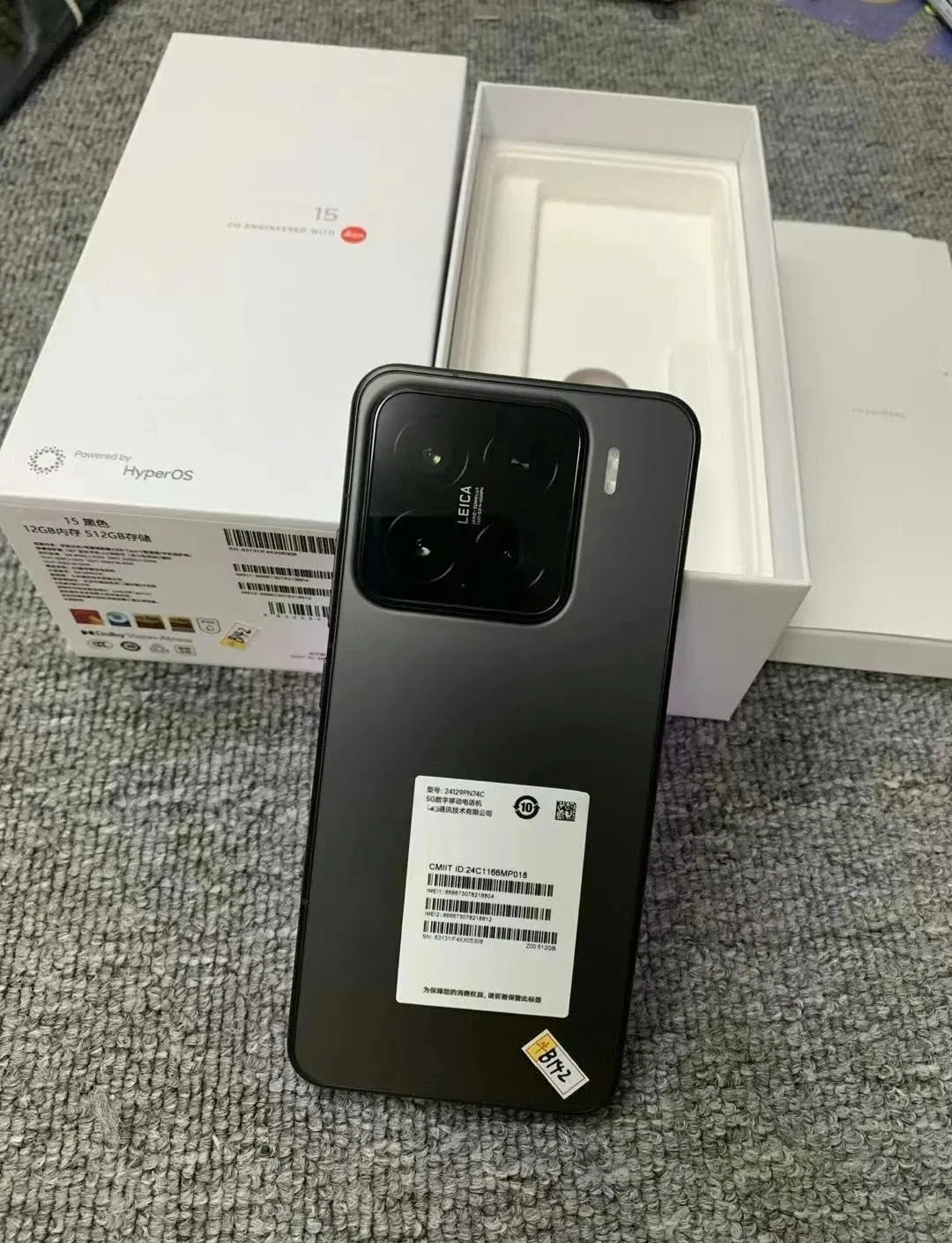 Original Mi 15 5g Smart Phone 6.36" 2670*1200 120Hz OLED Qualcomm SD 8 Gen3 4610mAh 90W 50W Wireless NFC Android 13