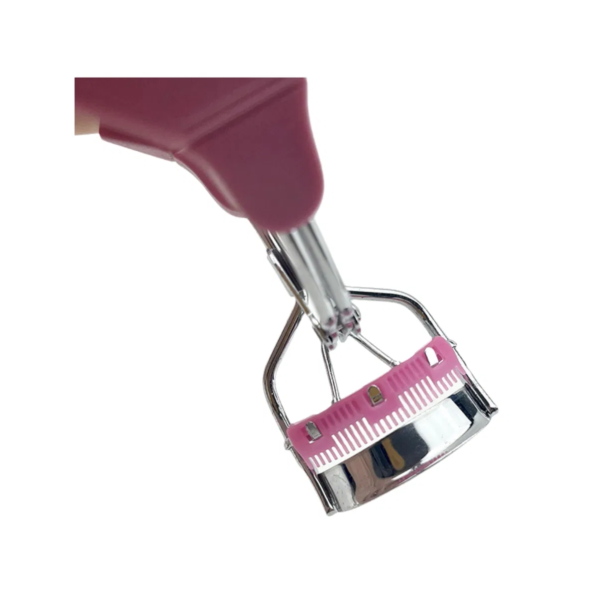 Long-Lasting Makeup Tools Manual Eyelash Curler Carbon Steel Portable Lash Curler