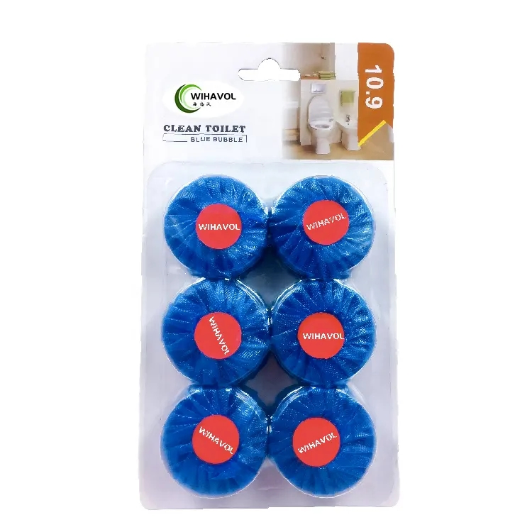 Toilet Air Freshener 50g Toilet Cleaning Ball Sterilization Deodorant Blue Bubble