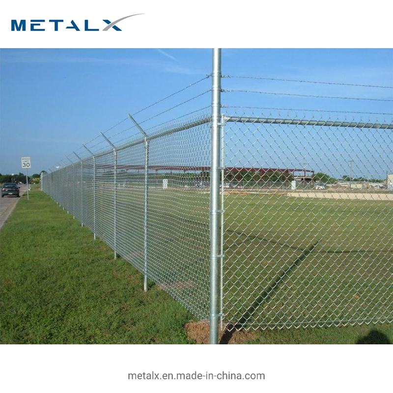 Hot Selling Metal Cyclone Wire Fence Safety Chain Link Fence Chain Link Fence (PVC & galvanized)