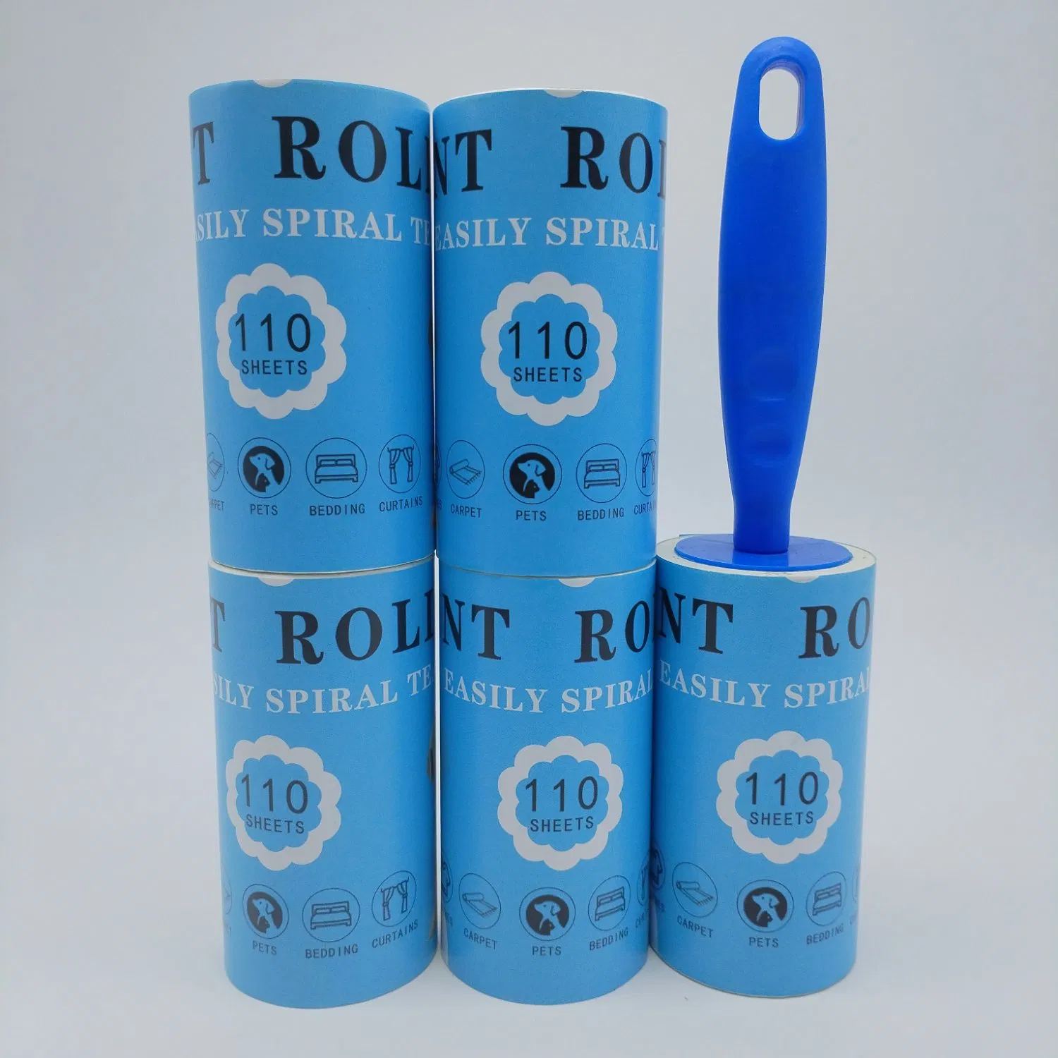 Promotional Factory Extra Sticky Clothes Furniture Carpet Pet Hair Remover Lint Roller