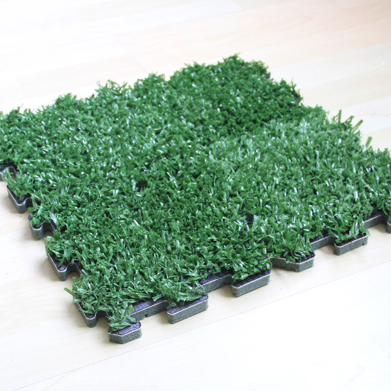 Interlocking Plastic Artificial Grass Mat