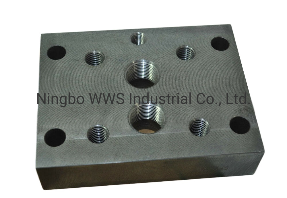 Directly Wholesale Milled Aluminum Hydraulic Manifold by CNC