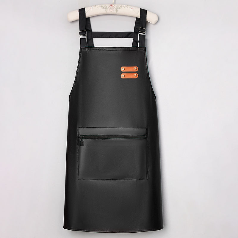 Custom Fashion High Quality Durable Leather Chef Apron BBQ Apron Work Tool Apron