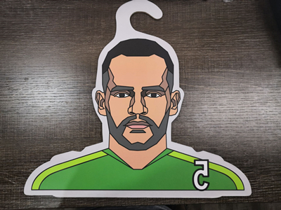 Картонные вешалки для одежды с печатью