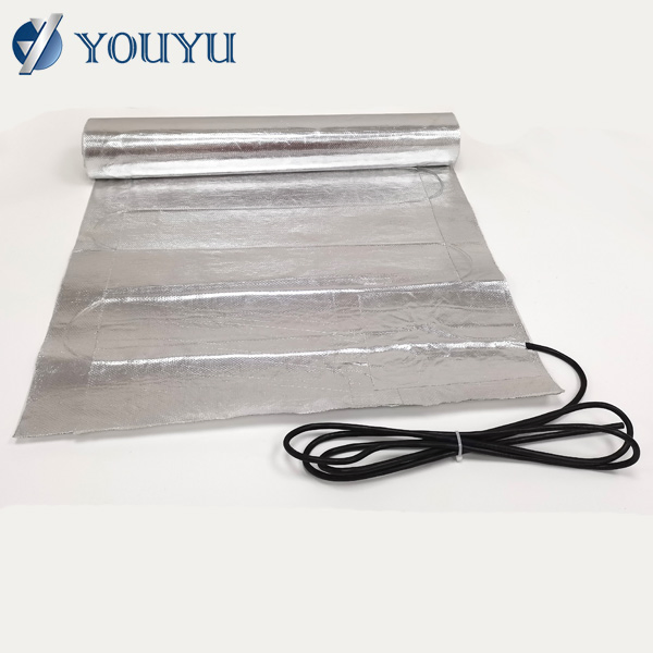 Electric Tile Aluminum Foil Heat Under Floor Heating Mat