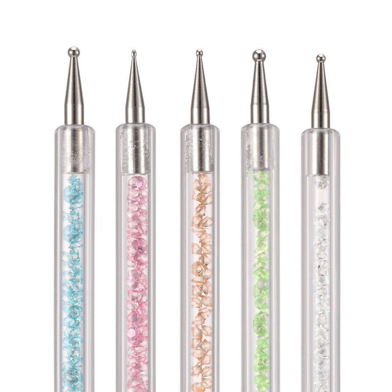 Wholesale 5PCS/Set Double Dotting Pen Nail Art Brushes Tool
