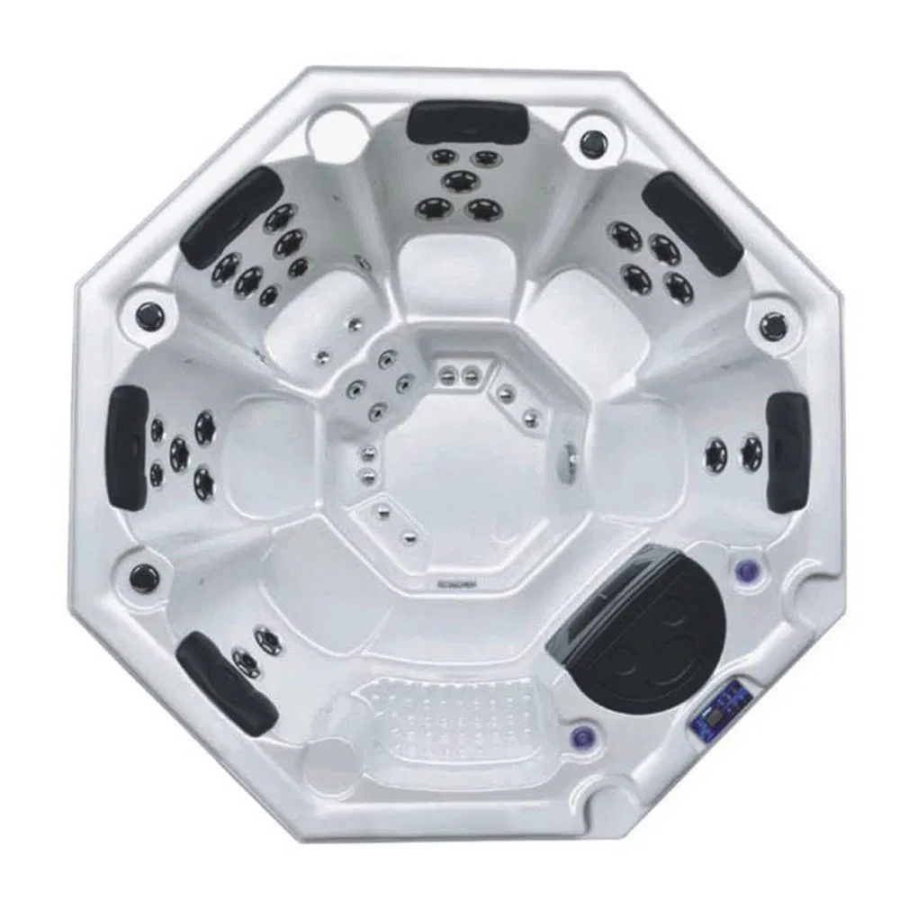 Акриловая гидромассажная ванна SPA для улицы, 60 форсунок