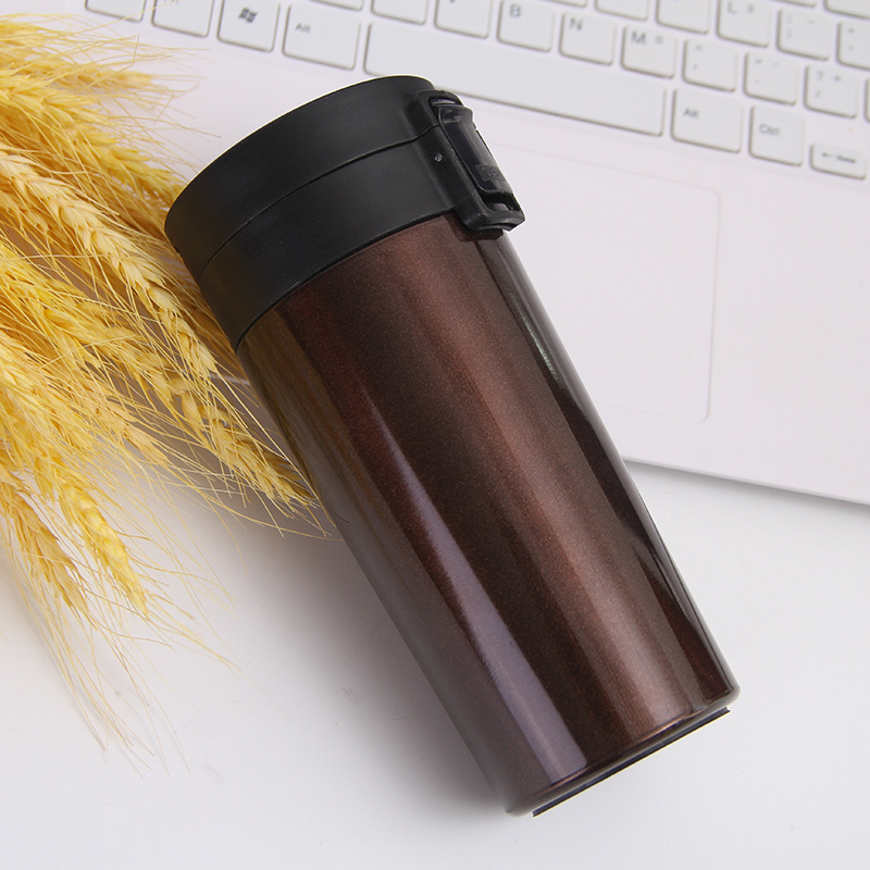 High Quality Insulated Stainless Steel Water Bottle Travel Mug with Grip Space Milk Sports Soft Drink