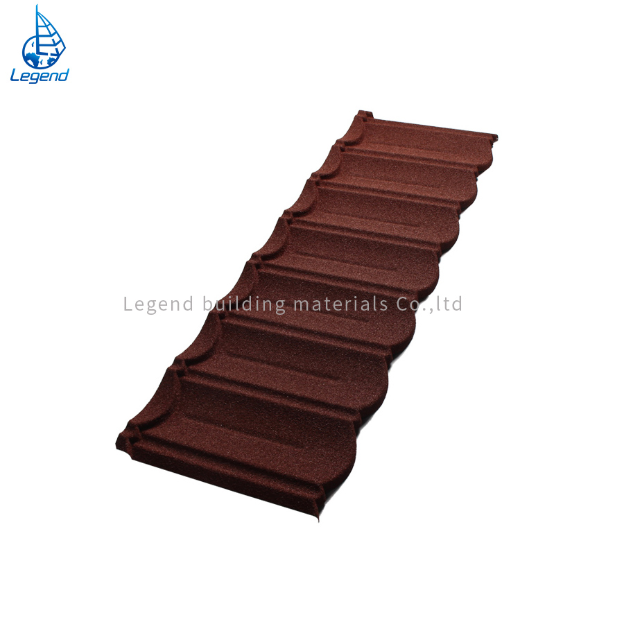 Spanish/Shingle Type Red/Black Color Stone Coated Metal Steel Roofing Sheet Roof Tile
