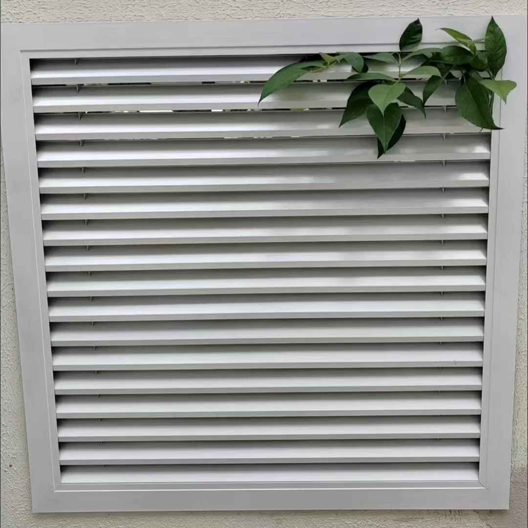 Customized Building Design Aluminum Sun Louver Exterior Shutters Horizontal Window Shutters