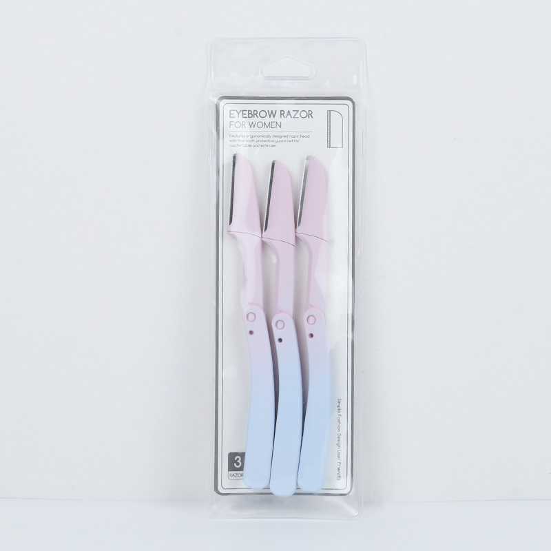 Slim Stainless Steel Reusable Women's Eyebrow Shaving Razor