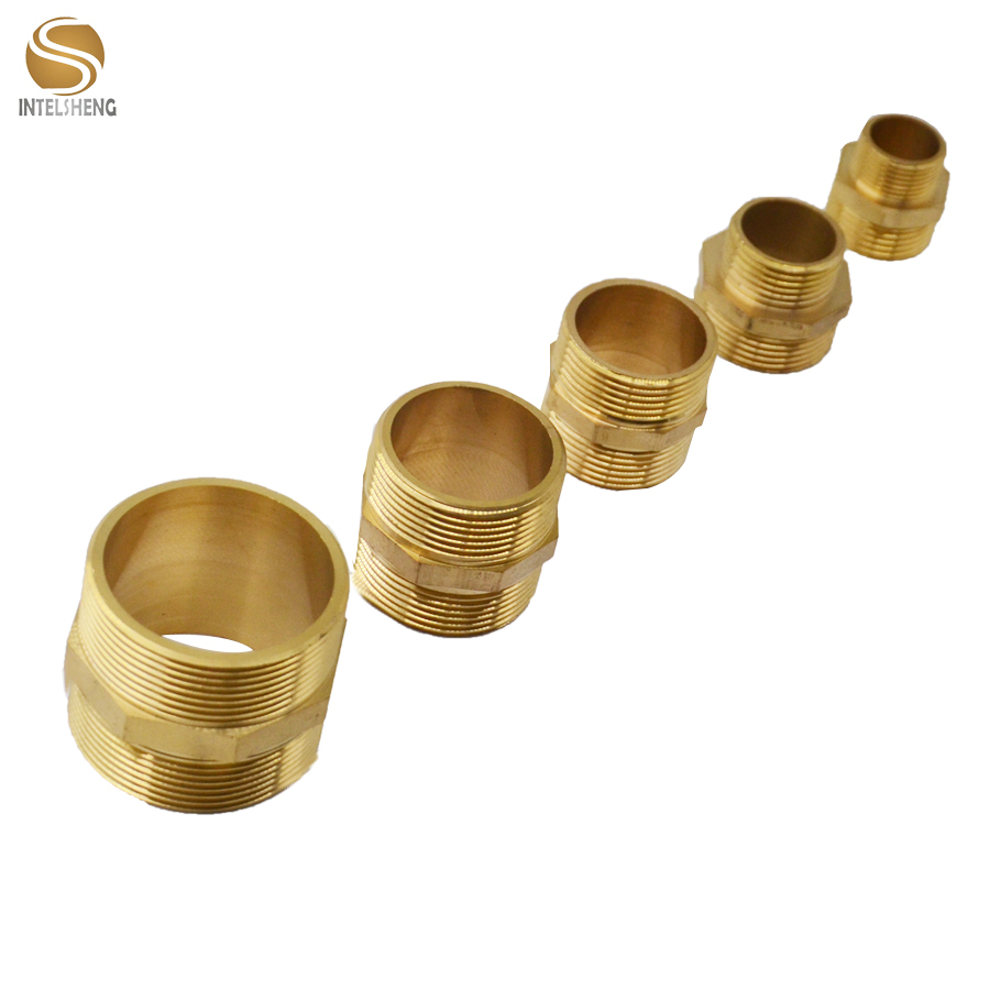 Male Thread Brass Equal Hexagon Nipple