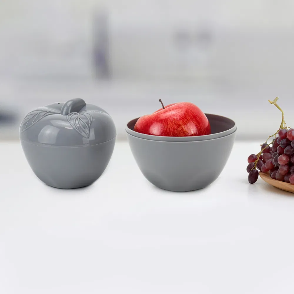 Apple Container Bowl ABS Material Fruit Storage Bowl with Corer and Lid