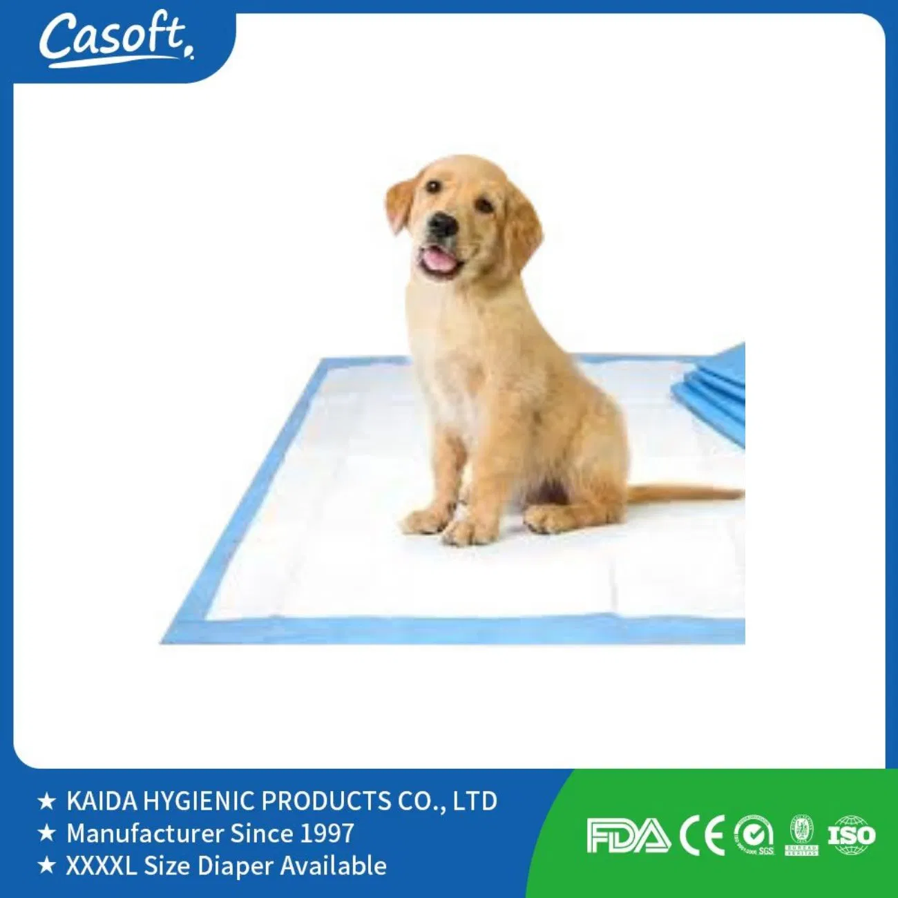 High Quality Animal Pads Disposable Thick Pet Changing Pad Factory Customized Puppy Pet Pad