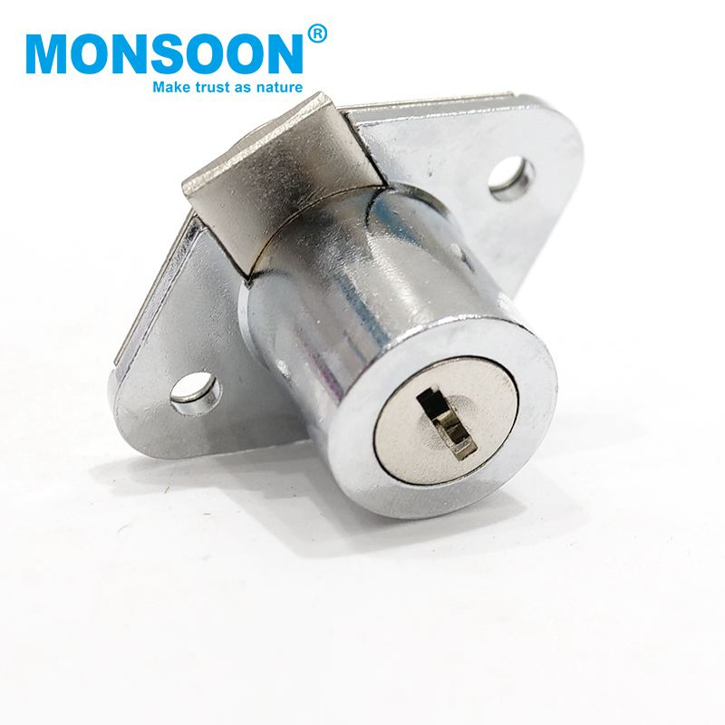 Kitchen Table Wardrobe Closet Office Cam Lock Master Flod Key Iron Nickel Color Diamond Shaped Desk Cabinet Drawer Lock