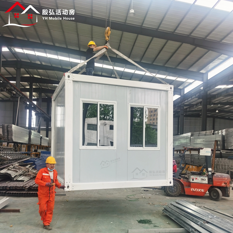 Prefabricated House Laboratory Nucleic Acid Testing Station with Integrated Air Conditioning System for Safety Isolation and Protection Device