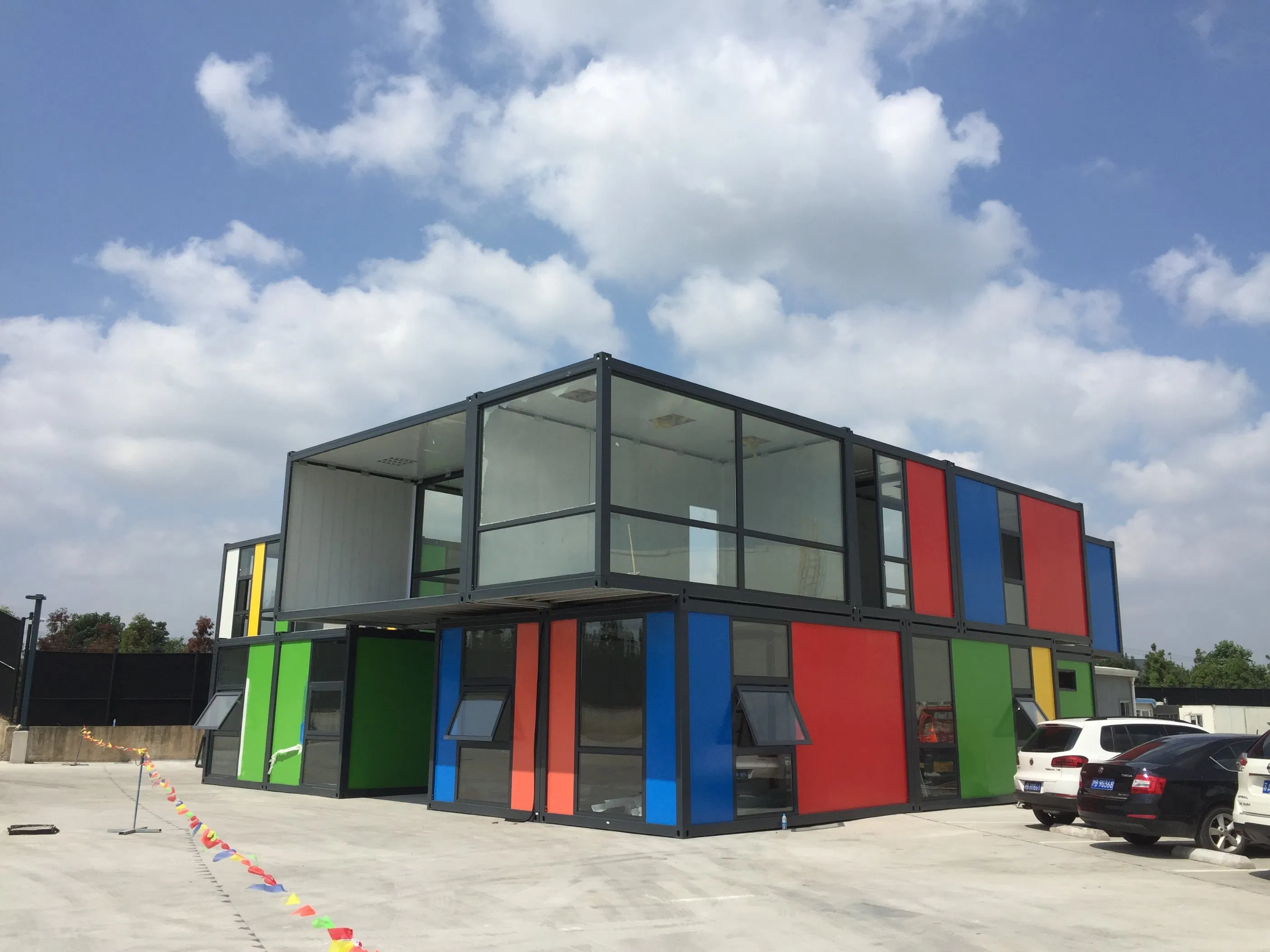 Prefabricated Modular Container Office with Kitchen Ablution and Toilet