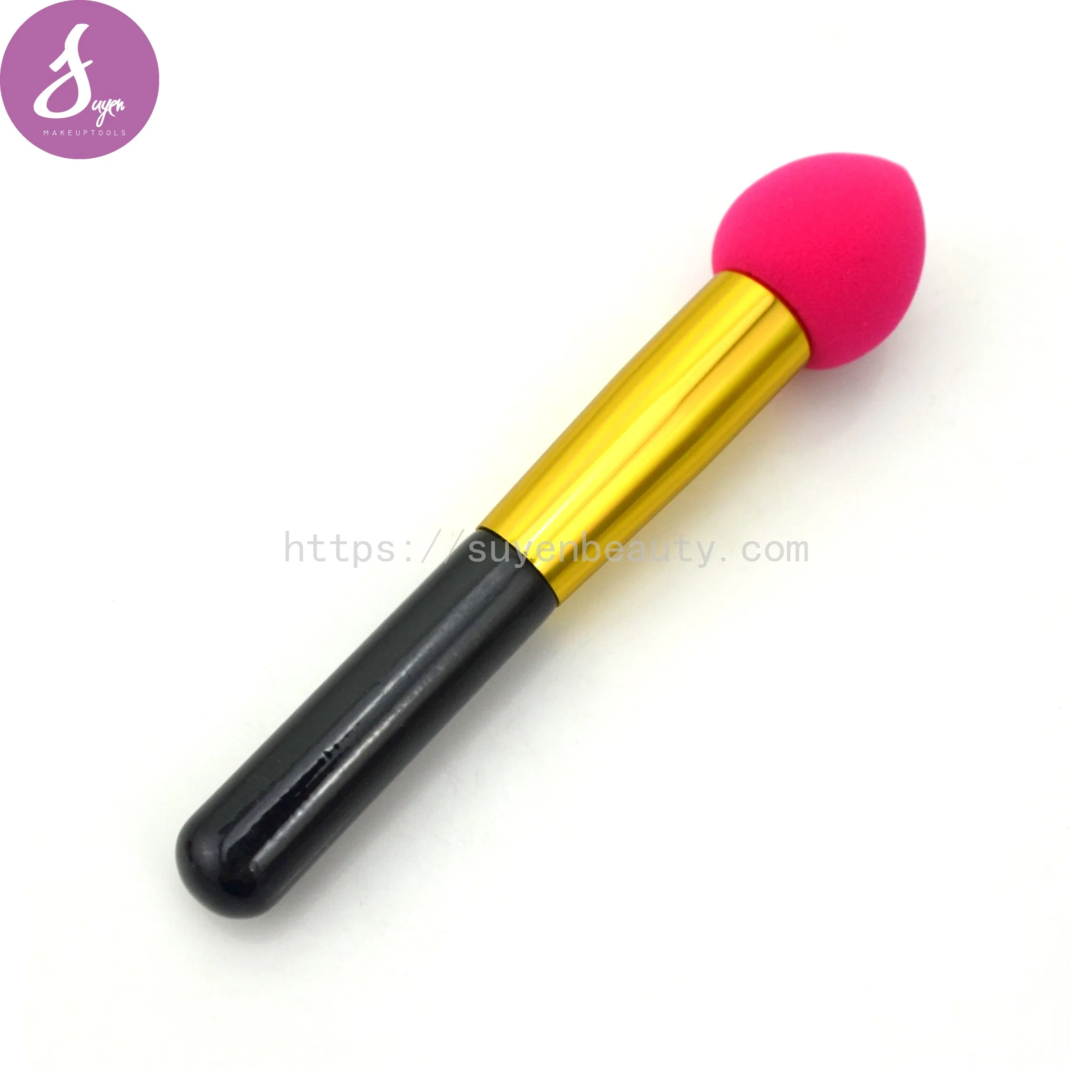 Customized Logo Long Handle Makeup Sponge Brush