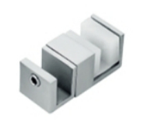 25mm Frameless Modern Hotel 8mm Tempered Glass Showe Cabin Door Stainless Steel Support