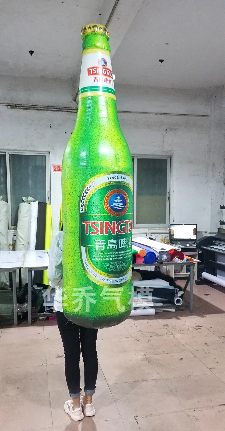 Boyi Inflatable Backpack Balloon Beer Bottle Packback Walking Bottle