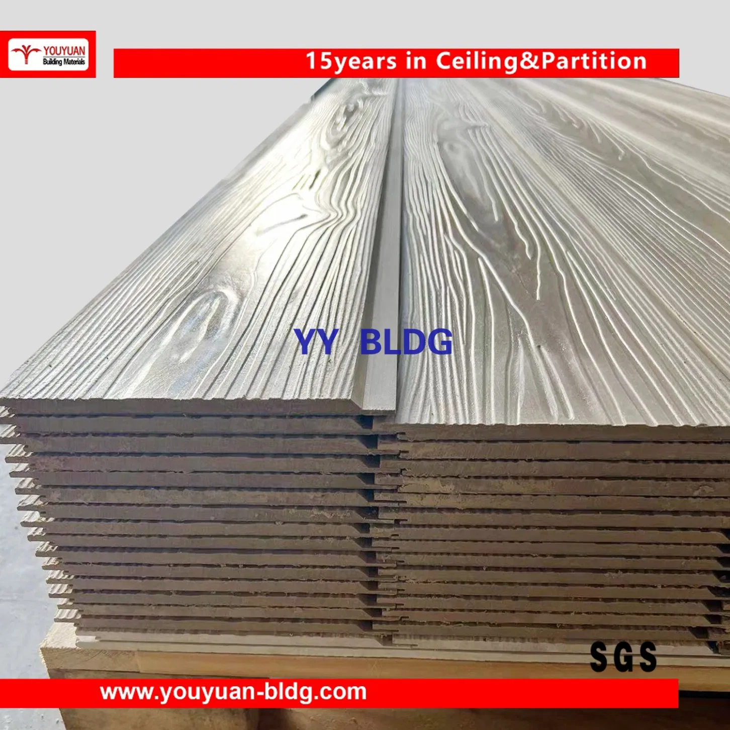 Fireproof Exterior Wood Siding Decorative Fiber Cement Siding
