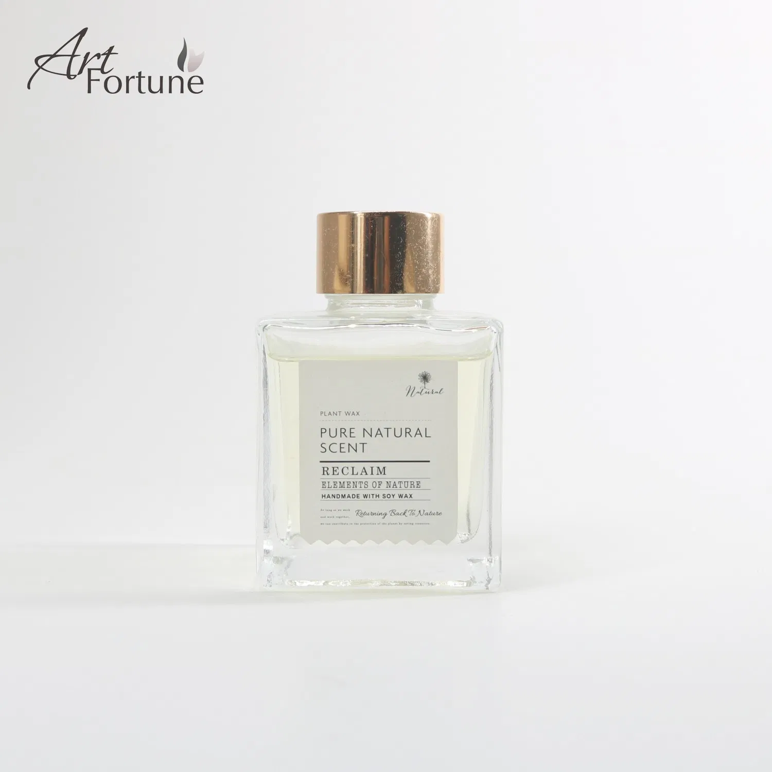 Scented Glass Candle and Reed Diffuser in Eco-Friendly Box for Home Decor