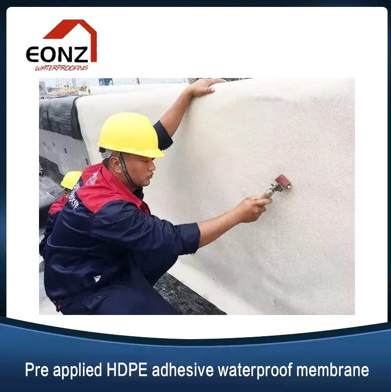Post-Applied Slef-Adhesive HDPE Waterproof Membrane (for Basement)