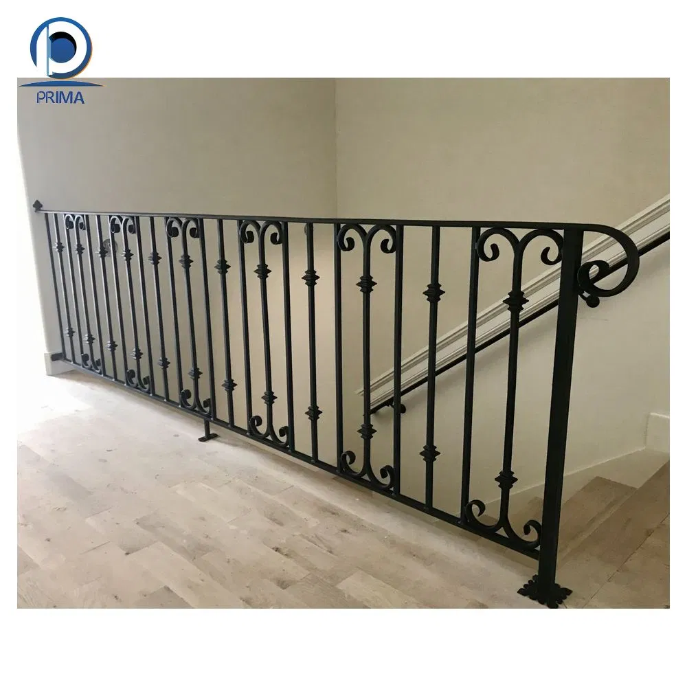 Metal Garden Small Fence Outdoor Used Wrought Iron Stair Customized Railing