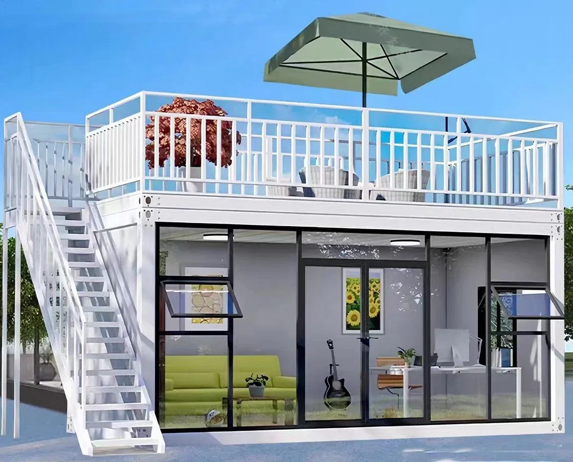 High Quality Commercial and Street Shop Kiosk Prefab House Customization Steel Structure Waterproof Easy Installation Container House