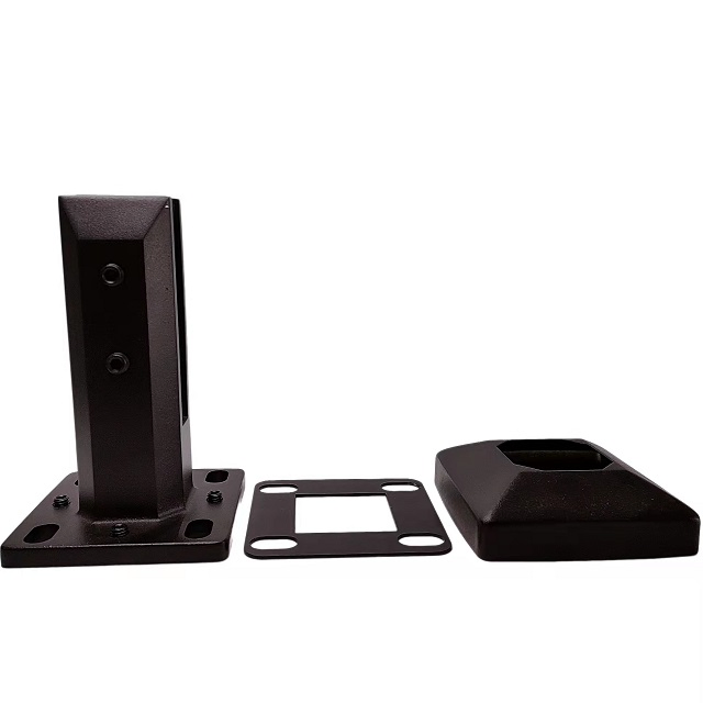 Customized Adjustable Stainless Steel Black Glass Spigot for Glass Pool Fencing and Stair Railing - Durable and Stylish Glass Spigot