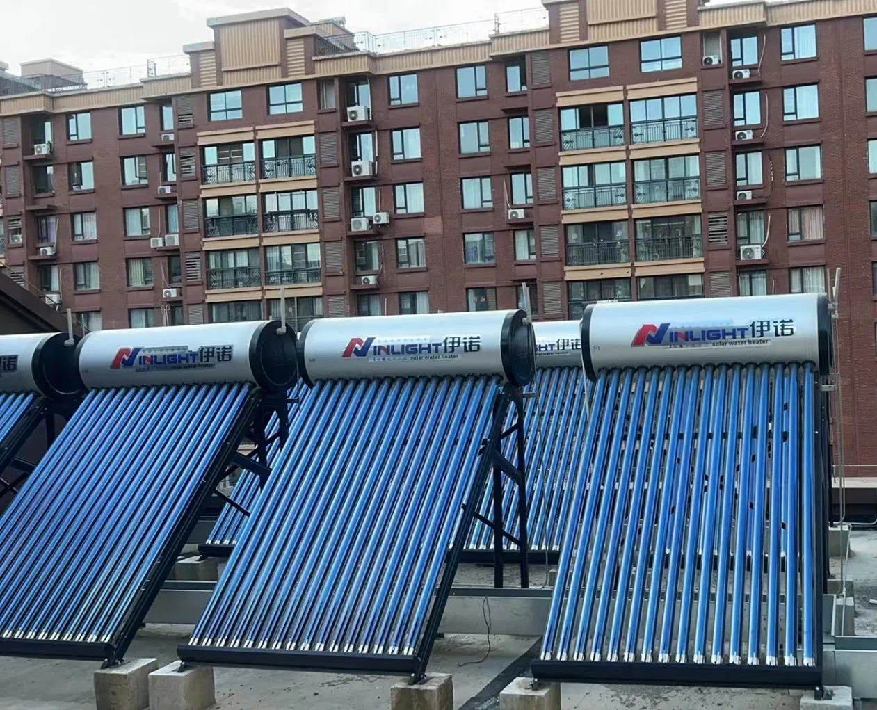 80L-360L High Efficiency Non-Pressurized Vacuum Tube Solar Water Heater for Home