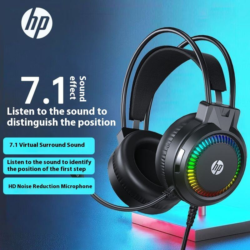 Игровые наушники с микрофоном, проводные, накладные