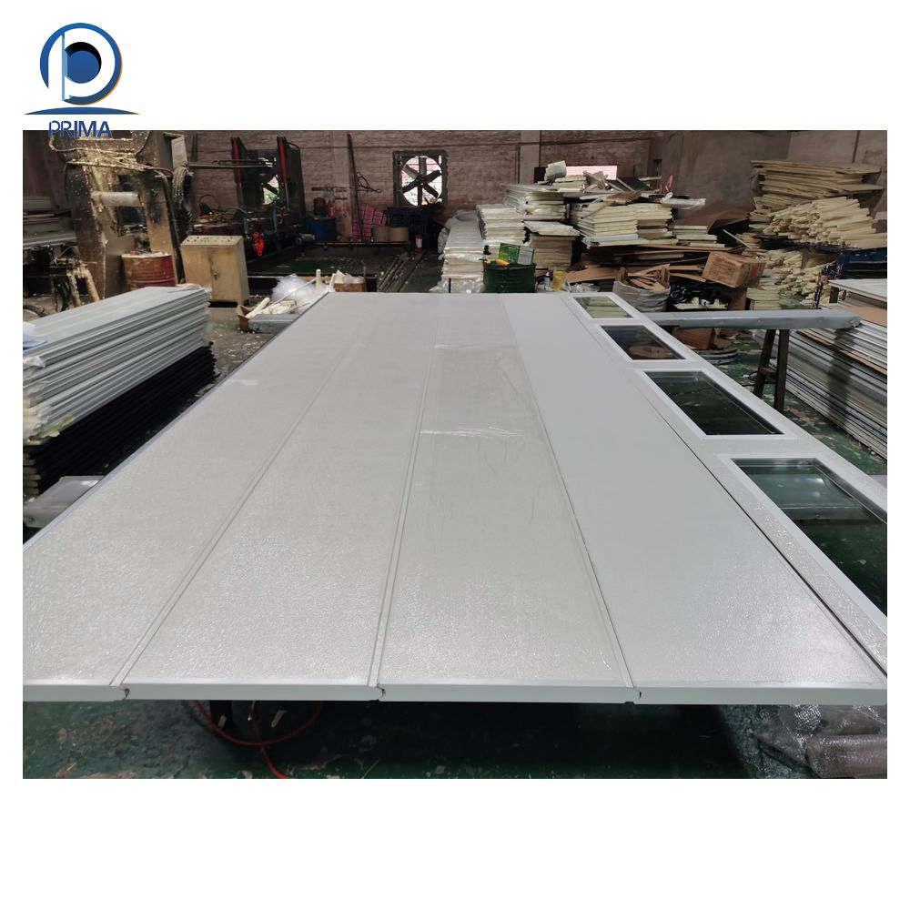 High Quality Customize Villa Automatic Remote Control Aluminum Glass Garage Door