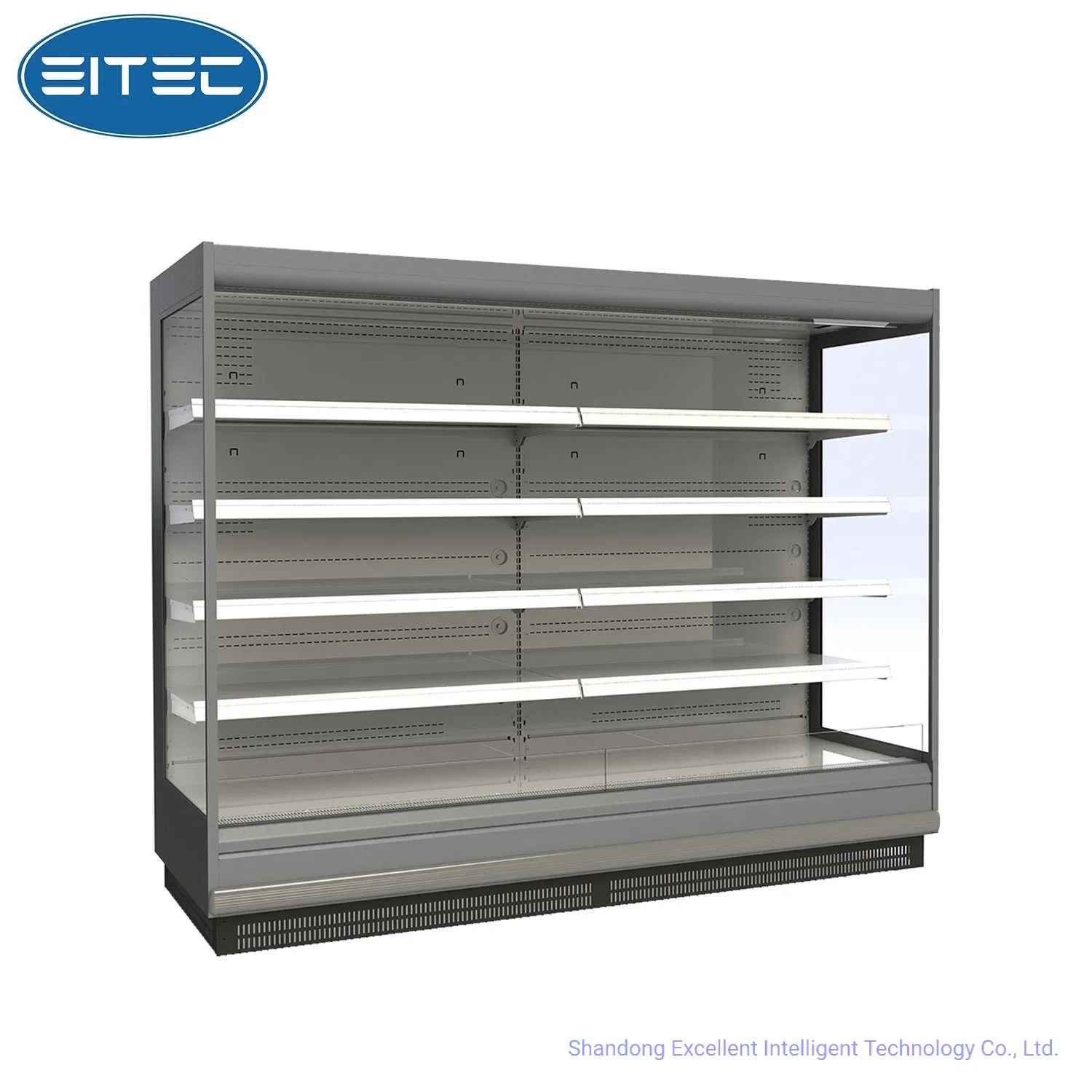 Supermarket Remote Type Multideck Display Cabinet Upright Carel Controller Commercial Refrigerator Freezer