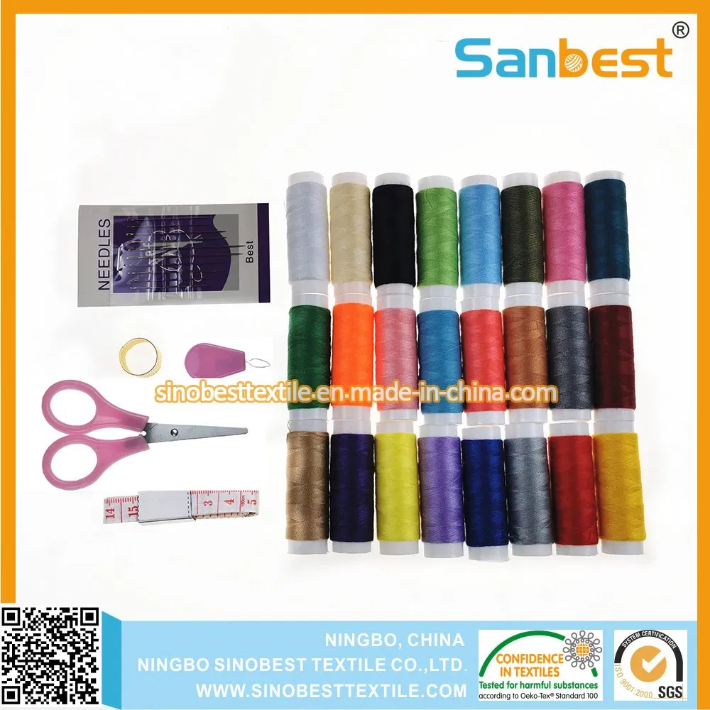 Sewing Set with 24 Colors Thread for Household