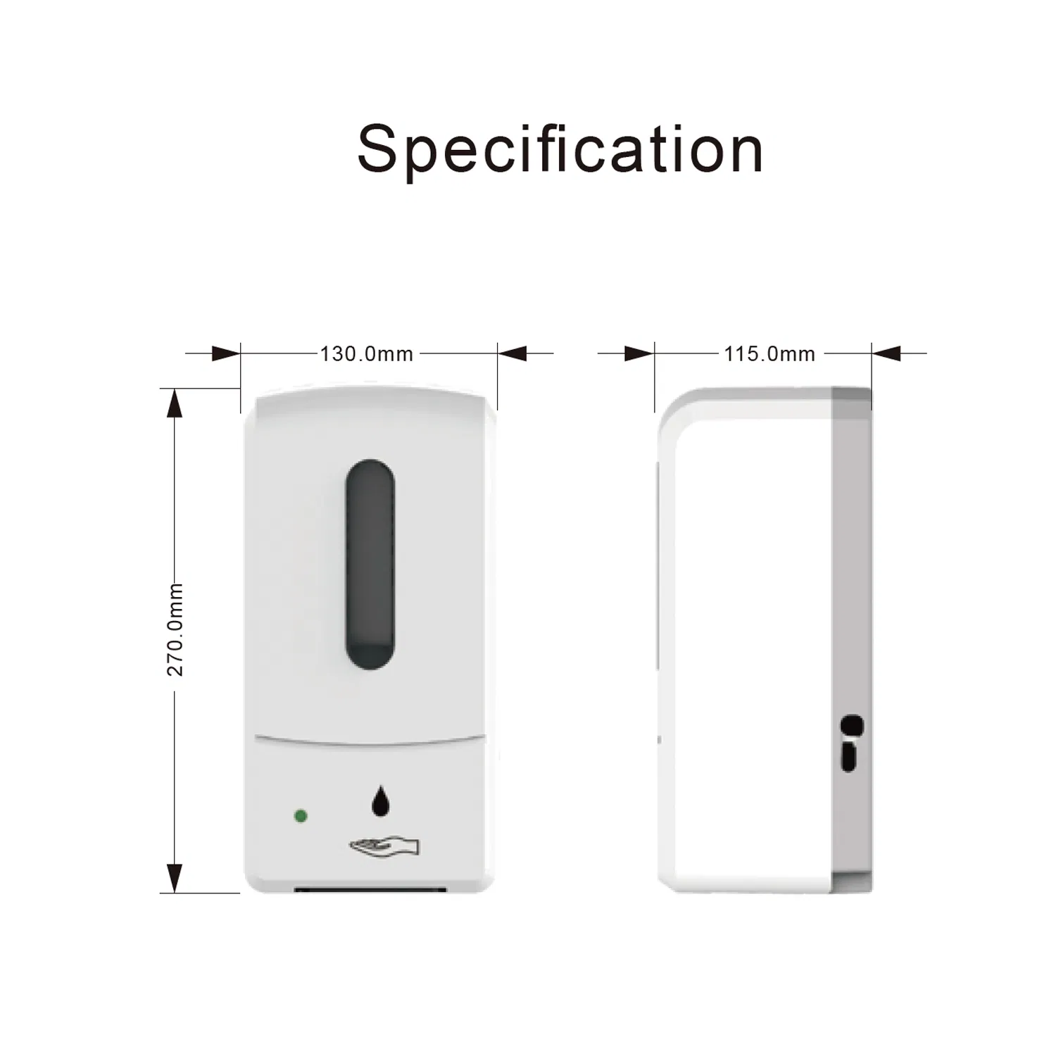 Wall Mounted Liquid Hand Sanitizer Dispenser/ Gel Sensor Soap Dispenser/ Alcohol Sanitizer Spray