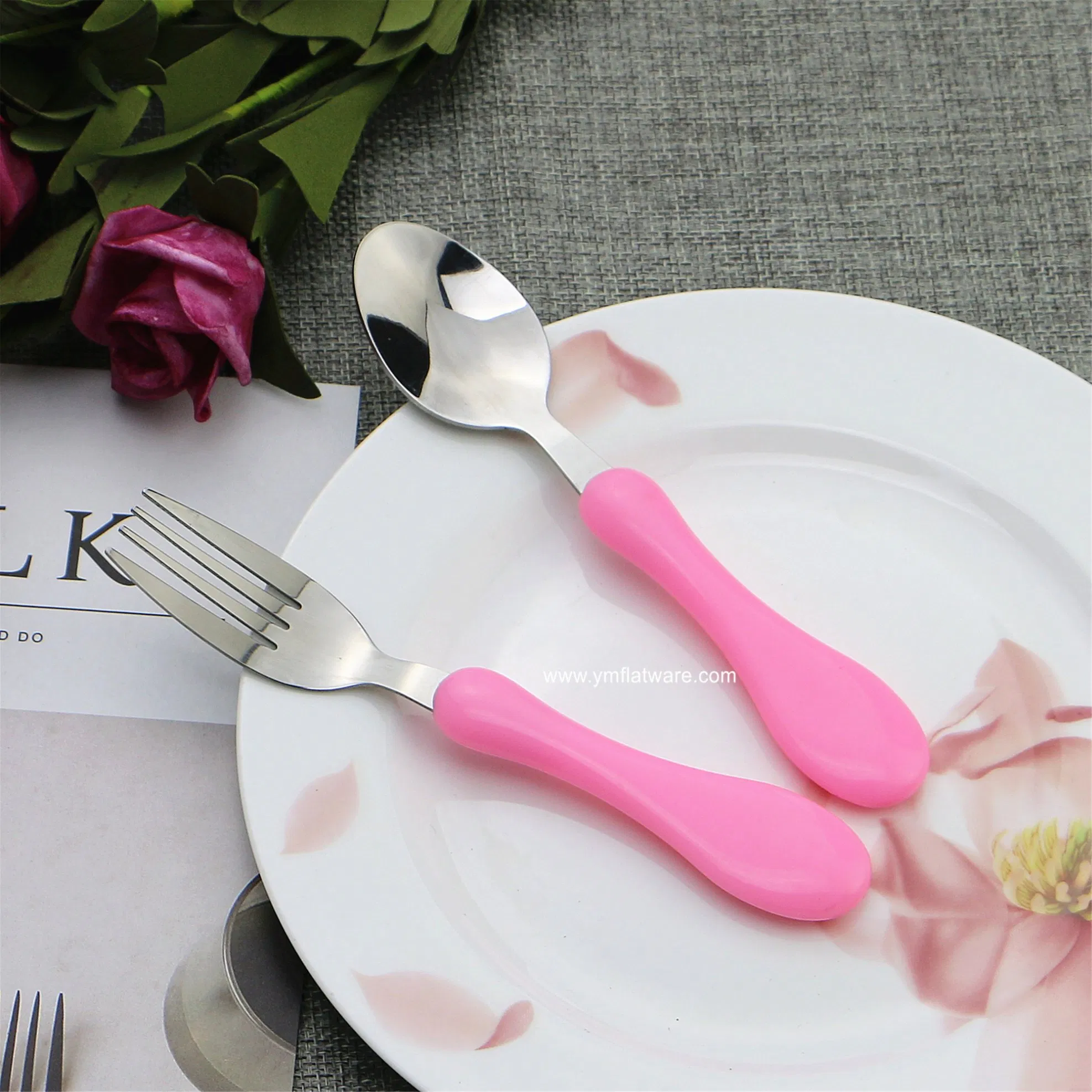 Promotional Stainless Steel Spoon Fork for Kids