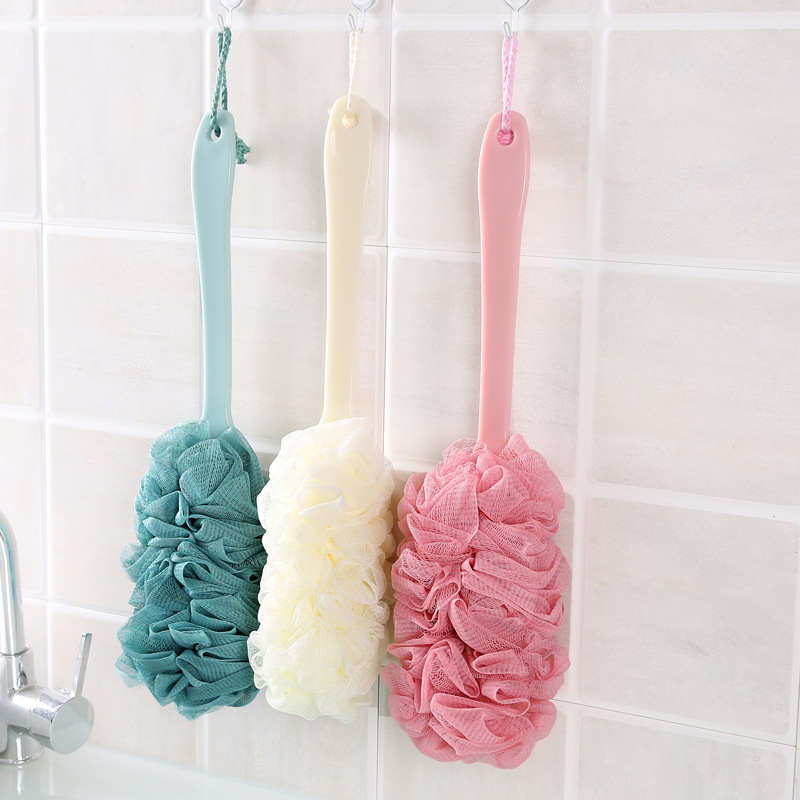 Large Long Handled Bathing Artifact Long Handled Shower Bath Brush Cleaning