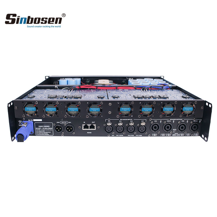 Sinbosen Professional DSP Amplifier Module DSP22000q 4 Channel 10000 Watt Power Amplifier