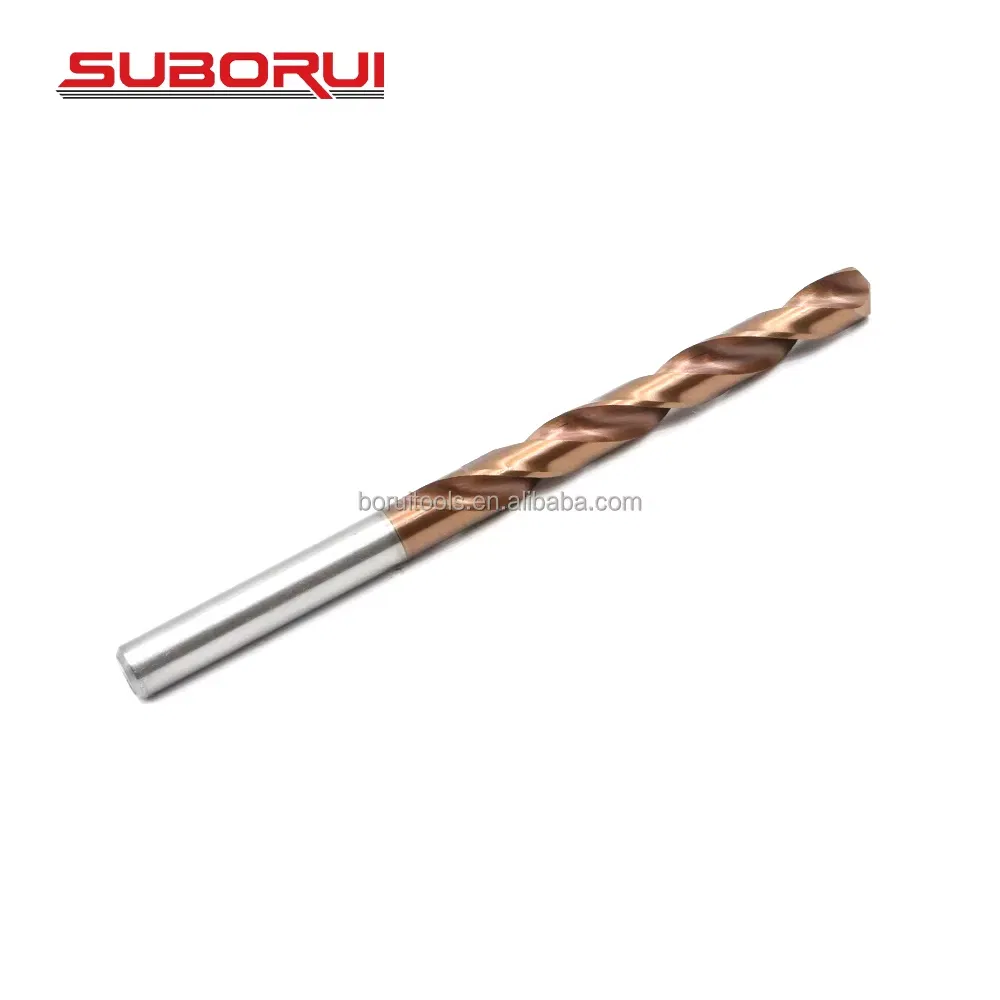 Suborui OEM ODM Factory New 6mm HSS DIN338 M35 Cobalt Twist Drill Bits for Stainless Steel Metal Drilling
