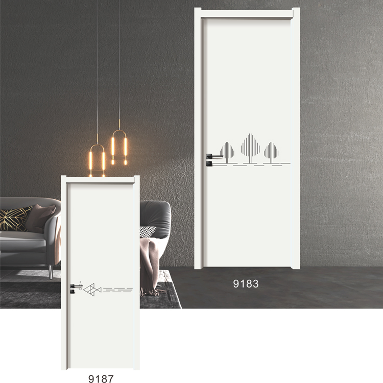 Огнестойкая шумоизоляционная дверь WPC для отелей и квартир