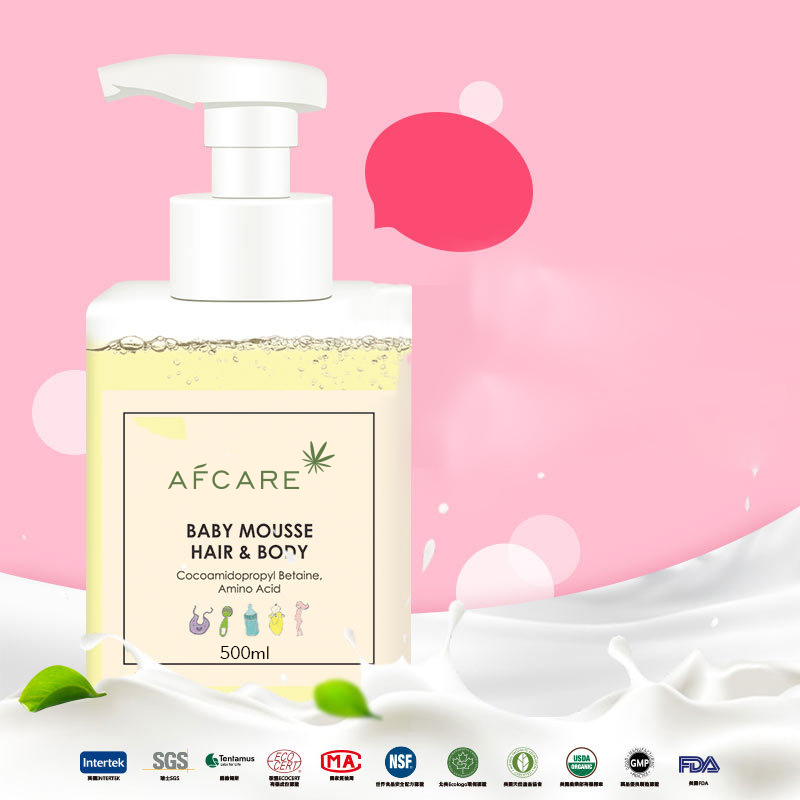 OEM Organic Rose Peppermint Oil Sulfate Free Hydration and Refreshing Body Wash