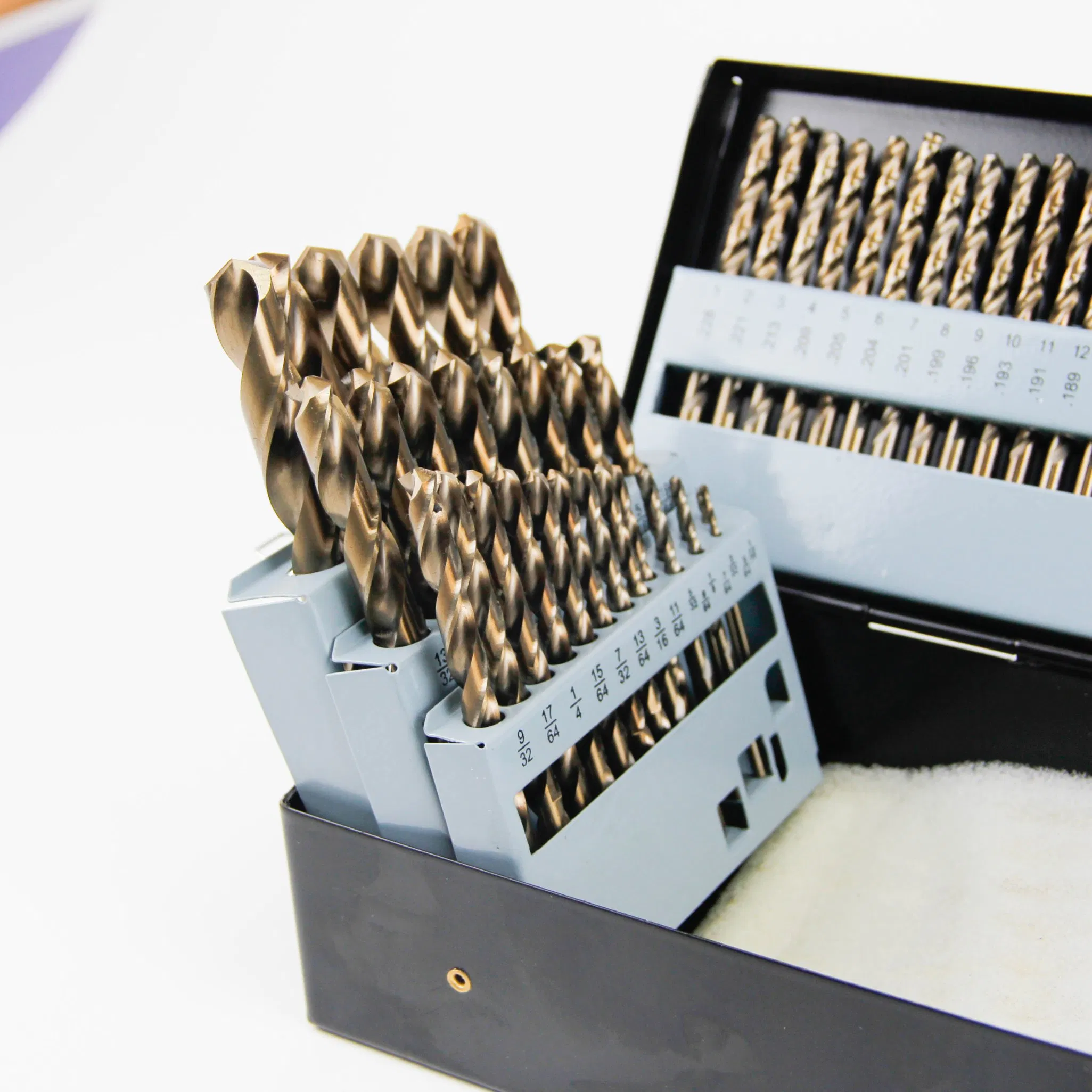 170PCS HSS 4241 4341 6542 M35 Drill Bits Set for Metal