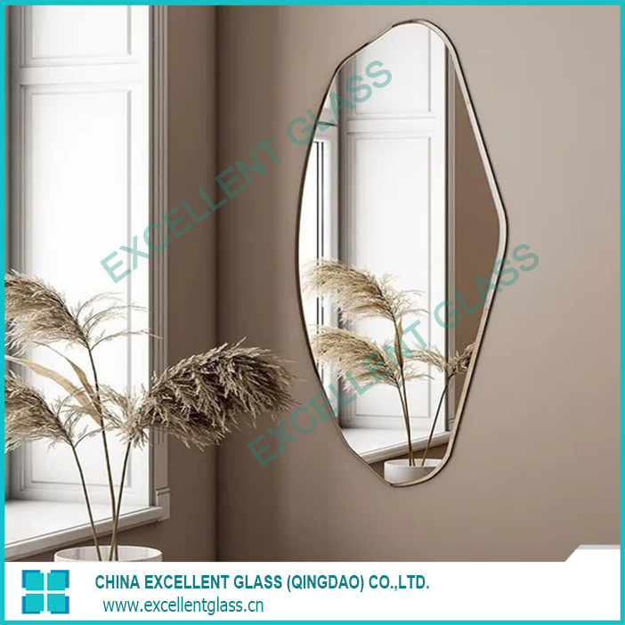 Siver Mirror/Vinyl Film Mirror/Epoxy/Tempered/Polished/Shaped/Wardrobe/Colored/Bronze/Gray