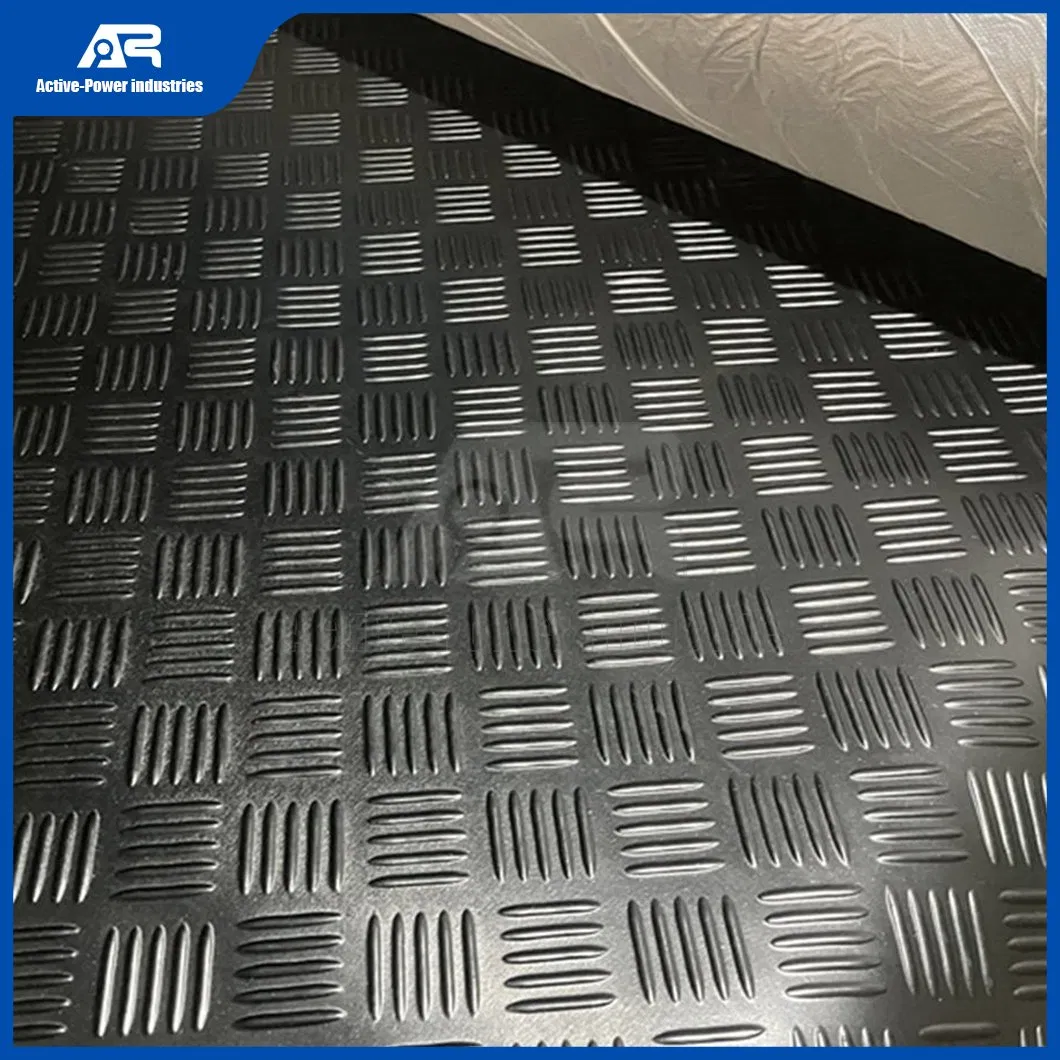 Active-Power Industries Playground Rubber Flooring Mat Factory Checker Floor Mat China Non Toxic Checker Rubber Flooring Sheeting