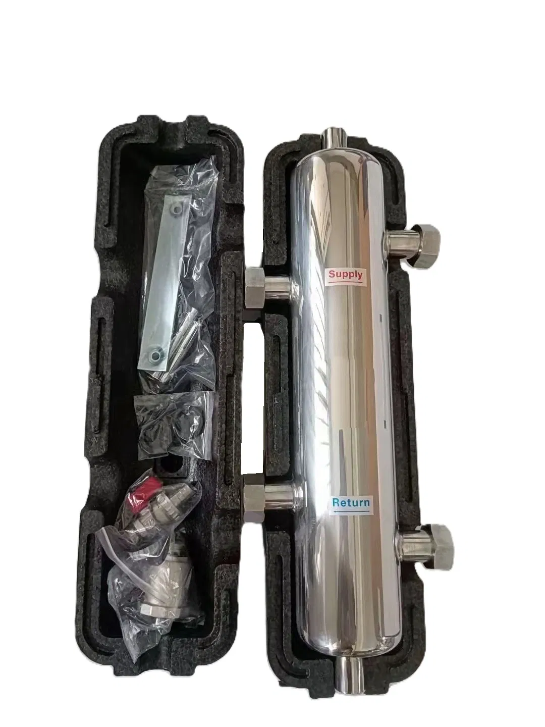 Radiant Stainless Steel Under Floor Heating Water Pressure Hydraulic Separator Coupling Tank