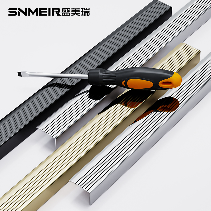 High-Quality Metal Corner Stair Nosing with Custom Tile Trim Lengths